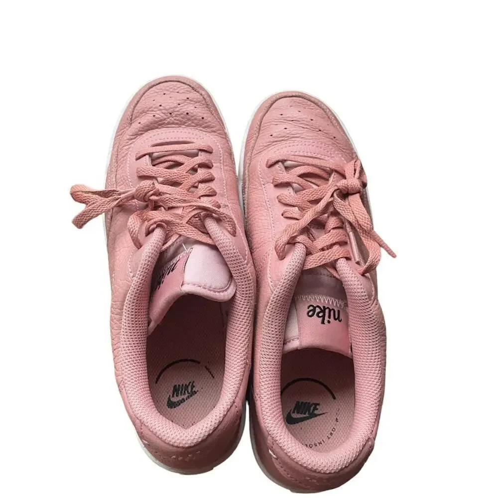 Nike Court Vintage Premium Pink Pebbled Leather Sneaker Women's 9.5 CW1067-600